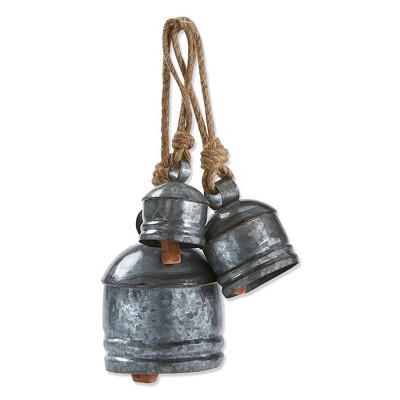 tagltd CLASSIC ARTISAN MADE BELL Set of 3 SILVER