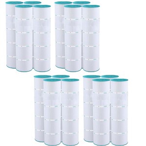 Hurricane 16 Pack HF7459-04 Advanced Pool Filter Cartridge Replacement for PJAN85, Unicel C-7459, Filbur FC-0800, Jandy Industries CCL-340,CV 340 - 1 of 4