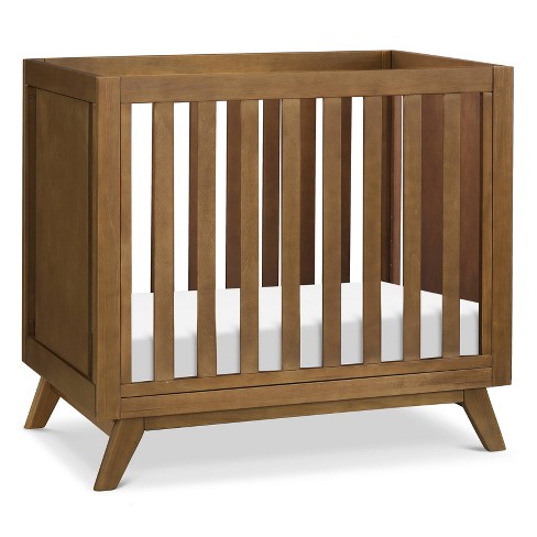 Davinci Otto 3 in 1 Convertible Mini Crib With 4 Mattress Greenguard Gold Certified Walnut Target