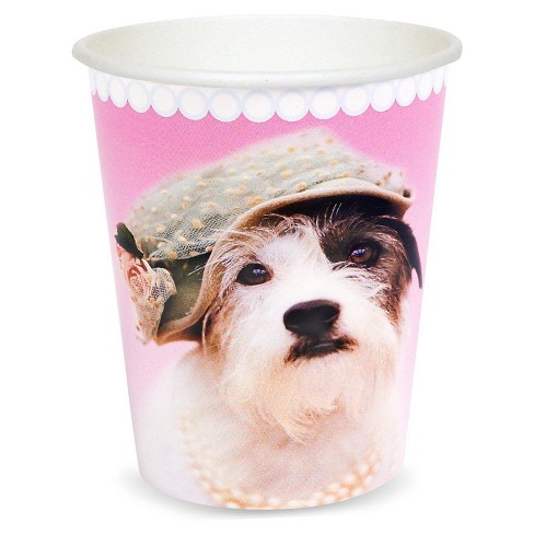 24ct Dog Print Party Cups : Target