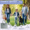 Kritter Planet Portable Plush Flannel Dog Bed, Reversible Waterproof Dog Cat Bed Mat with Handles, Indoor Outdoor Use - 3 of 4