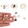 Unique Bargains Women's Fancy Round Buttons Pearlescent White 10 Pcs - 3 of 4