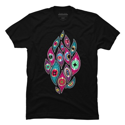Men's Design By Humans EYES By Chofy87 T-Shirt