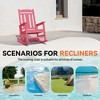 Hyleory HDPE Modern Resin Rocking Chair, Extra Wide Outdoor Adirondack Chair - 4 of 4