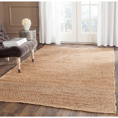 Cape Cod Natural Jute Handwoven 5' x 8' Area Rug