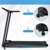 VisioGear Folding Treadmills Walking Pad Treadmill for Home Office, 265LBS Capacity Treadmill for Walking Running, Black, 46.85"*19.68"*37.8" - 4 of 4