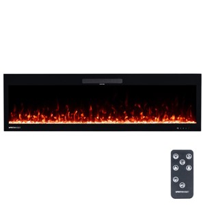 Northwest 60 Inch Electric Fireplace with Remote - 1 of 4