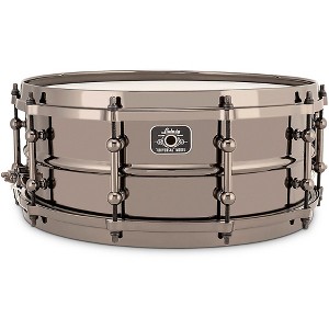 Ludwig Universal Series Black Brass Snare Drum with Black Nickel Die-Cast Hoops - 1 of 4