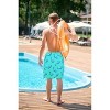 LA LEELA Men's Sarong Bath Swim Beach Pareo Wrap One Size Cyan Dolphin - 3 of 4