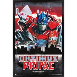 Trends International Hasbro Transformers: Rise of the Beasts - Optimus Prime Graffiti Framed Wall Poster Prints - 1 of 4