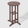WestinTrends Malibu 37" All Weather HDPE Outdoor Patio Counter Height Bistro Table - Round - 4 of 4