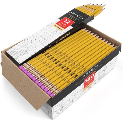 Enday Bulk Box Of # 2 Pre-sharpened Wood Pencils : Target
