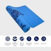 Wai Lana Yoga and Pilates Mat (Himalaya, Blue)- 1/4 Inch Extra Thick Non-Slip Stylish, Latex-Free, Lightweight, Optimum Comfort - 2 of 4