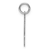 Black Bow Jewelry Sterling Silver, Athletic Collection, Small Polished Number 43 Pendant - 2 of 4
