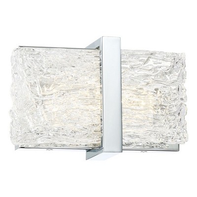 George Kovacs Lighting Forest Ice II 1 - Light Vanity in  Chrome