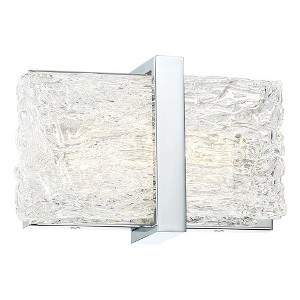 George Kovacs Lighting Forest Ice II 1 - Light Vanity in  Chrome - 1 of 3