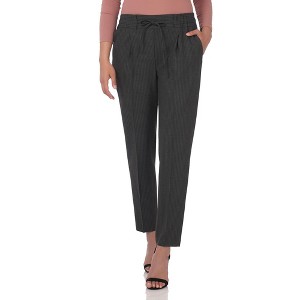 Rekucci Women's Dressy Jogger Pants with Pockets – Stylish Pull-On Tapered Work to Evening Pants - 1 of 4