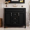 ALEXOUN 36" Bathroom Vanity with Sink Combo,Freestanding Wooden Bathroom Storage Vanity with 2 Drawers & 2 Soft-Closing Doors - 4 of 4
