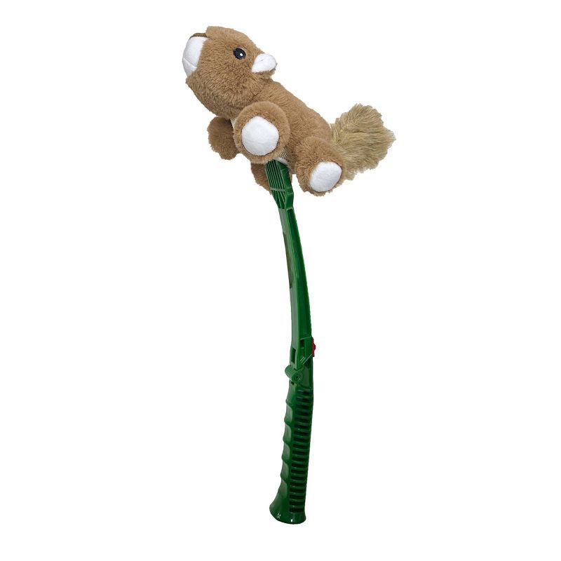 Flingerz Pet Furry Squirrel with Launcher Plush Dog Toy, 5 of 8