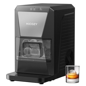 HiCOZY Clear Ice Ball Maker Sphere Ice Mchine, 2 Pcs/Hour, 40 Pcs/Day, for Cocktails Whiskey - 1 of 4