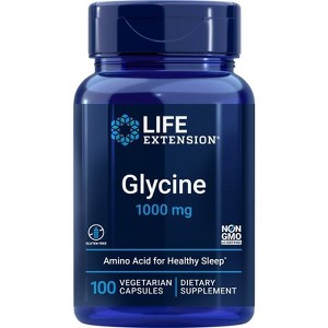 Glycine 1000 mg by Life Extension  -  100 VegCap - 1 of 2