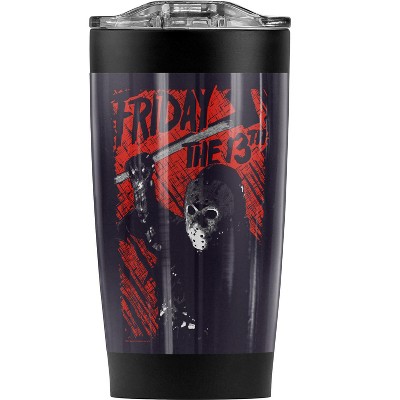 Friday The 13th Jason Lives Steel Tumbler 20oz Coffee Travel Mug