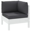 vidaXL Pallet Cushion Charcoal Oxford fabric (100% polyester) Medium - 3 of 4