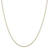 Black Bow Jewelry 0.9mm 14k Yellow Gold Diamond Cut Twisted Box Chain Necklace - 3 of 4
