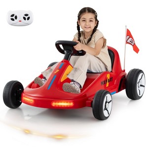 Infans 12V Kids Electric Go Kart 7AH Battery Powered Ride on Race Toy w/ Remote Control - 1 of 4
