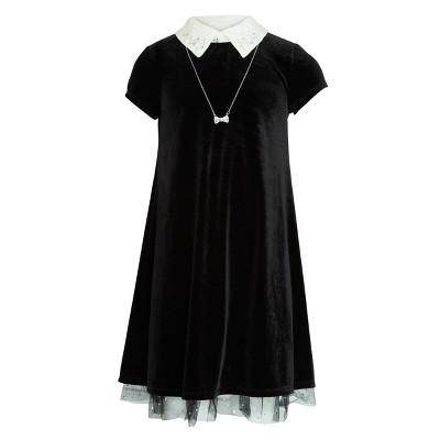 target black swing dress