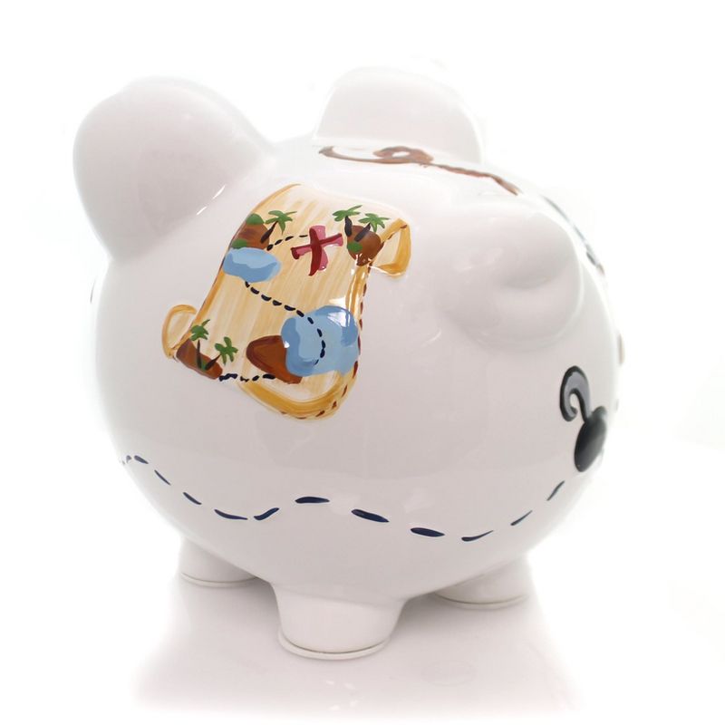 Child To Cherish 7.75 In Pirate Piggy Bank Money Saver Decorative Banks, 2 of 5