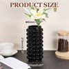 Unique Bargains Ceramics Decorative Bubble Vase Black - 2 of 4