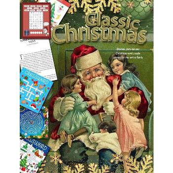 Classic Christmas Stories, pictures and Christmas word puzzle games for the entire family Series - Large Print by  Julia Brooke & Rowan Travis