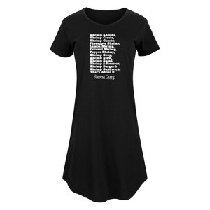 Women's - Forrest Gump - Bubbas Shrimp List - 1 of 4