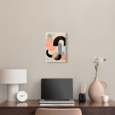 Beads of Jewelry Abstract Shapes Gallery Wrapped Canvas Art, 10" x 15"