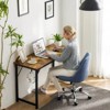 RISOKEYS Computer Desk with Headphone Hook & Storage Bag, Sturdy 176Lbs Capacity,Space-Saving for Home Office Bedroom,Study - 2 of 4