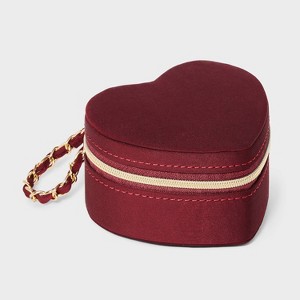 Heart Travel Jewelry Organizer - A New Day™ - 1 of 2