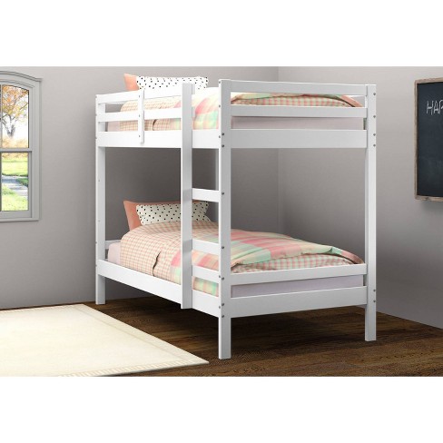Twin Bellaire Bunk Bed White, Twin Bunk Bed Mattress Target