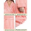 PAVILIA Fleece Robe For Women, Plush Warm Bathrobe, Fluffy Soft Spa Long Lightweight Fuzzy Cozy, Satin Trim - 4 of 4
