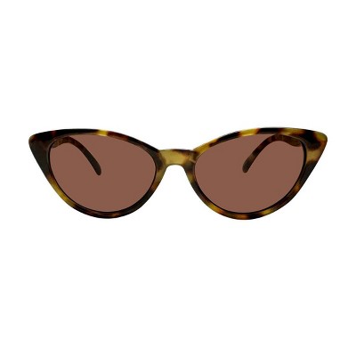 Plastic Slim Cateye Sunglasses - Wild Fable™ Tort