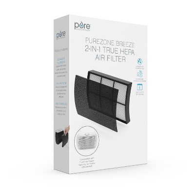 Pure Enrichment 2-in-1 True HEPA Air Purifier Filter with Carbon