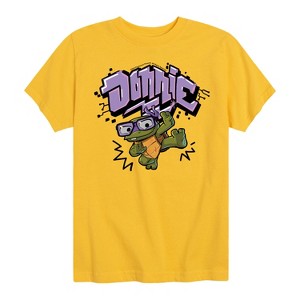 Boys' - Teenage Mutant Ninja Turtles Mutant Mayhem - Baby Donnie Graphic Short Sleeve Graphic T-Shirt - 1 of 4