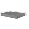 Vynxaria 9" Twin Folding Mattress Box Spring Foundation - Stylish & Space-Saving Support - 2 of 4
