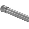 Home Mart Goods Silver Grey Adjustable Spring Tension Curtain Rod Heavy Duty Anti-slip 41-76" Inches - 4 of 4