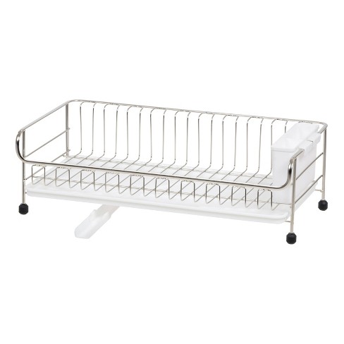 Small Steel Dish Drainer Brushed Nickel - Brightroom