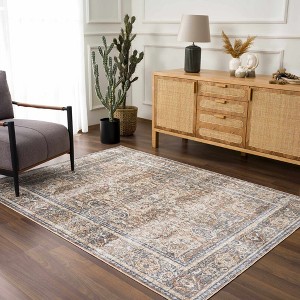 Hauteloom Arias Blue Boutique Washable Rug - 1 of 4