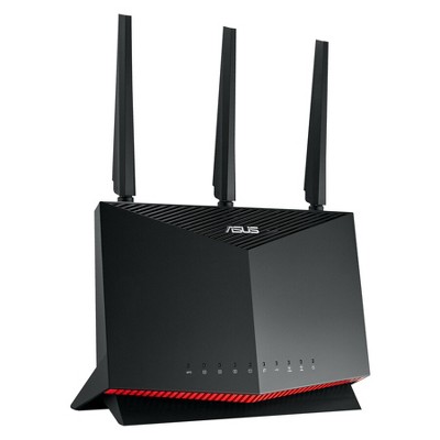 ASUS AX5700 WiFi 6 Gaming Router (RT-AX86S) – Dual Band Gigabit Wireless Internet Router, up to 2500 sq ft, Mesh WiFi Support, Gaming Port