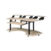 Music Recording Studio Desk with Keyboard Storage and 3 Stands - 3 of 4