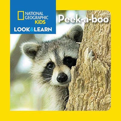 National Geographic Kids Look and Learn: Peek-A-Boo - (Look & Learn) by  National Kids (Board Book)