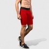Anna-Kaci Active Men's Padded Compression Cycling Shorts with Wide Waistband and Mid-Thigh Length - 3 of 4